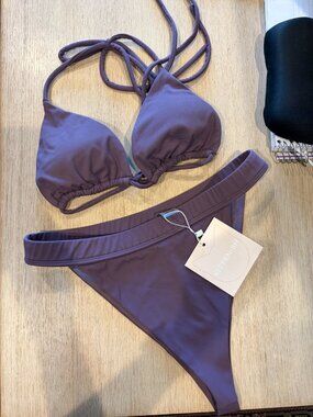 BNWT Kittenish Bikini Set - Purple - Size M